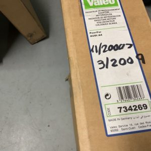 RADIADOR REFRIGERACION AUDI A4 VALEO 734269