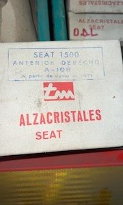 Elevalunas largo delantero derecho Seat 1500