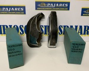 TOPES, MASCOTAS PARAGOLPES TRASERO MERCEDES 220SE W111
