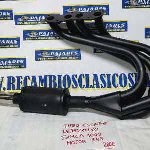 TUBO DE ESCAPE DEPORTIVO SIMCA 1000 MOTOR 349