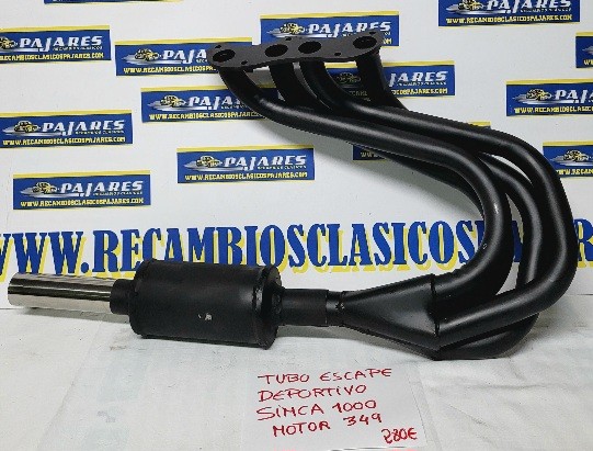 TUBO DE ESCAPE DEPORTIVO SIMCA 1000 MOTOR 349