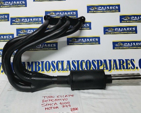 TUBO DE ESCAPE DEPORTIVO SIMCA 1000 MOTOR 349