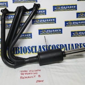 TUBO DE ESCAPE DEPORTIVO RENAULT 8