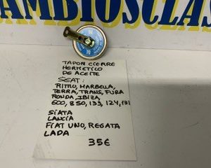 TAPON CIERRE HERMÉTICO DE ACEITE SEAT, LANCIA FIAT,
