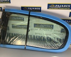 LUNETA VENTANILLA TRAS.IZDA.NISSAN ALMERA II 3/P, OEM 833014M600