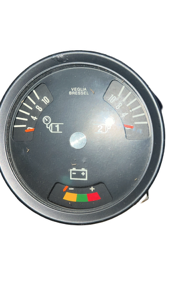 Reloj doble manómetro y amperímetro Veglia