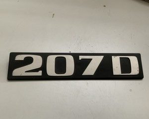 ANAGRAMA LETRERO 207D MERCEDES BENZ T1