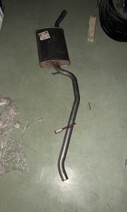 ESCAPE TRASERO FORD FIESTA MK1 0.9,1.0,1.1, OEM 1000776783