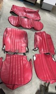JUEGO FUNDAS ASIENTOS ROJAS RENAULT 8