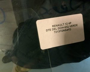 CRISTAL PUERTA DELANTERA IZQUIERDA Y DERECHA VERDE RENAULT 12