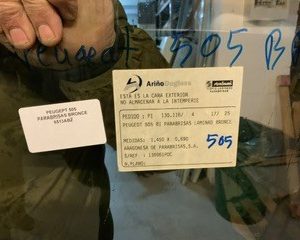 LUNA PARABRISAS BRONCE PEUGEOT 505